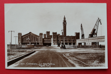 Ansichtskarte AK Cherbourg 1920-1940 La Gare Maritime fagade Sud Frankreich France 50 Manche